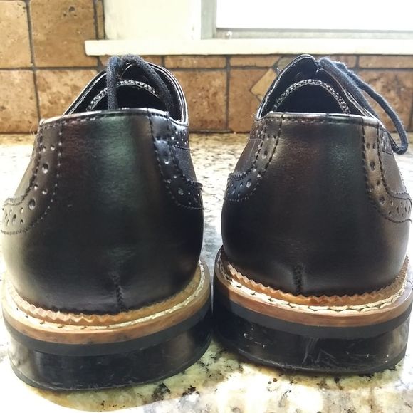 Bar III 'Monte' Mixed Media Wing-Tip Oxfords - Picture 11 of 12